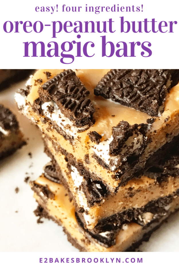 Oreo-Peanut Butter Magic Bars
