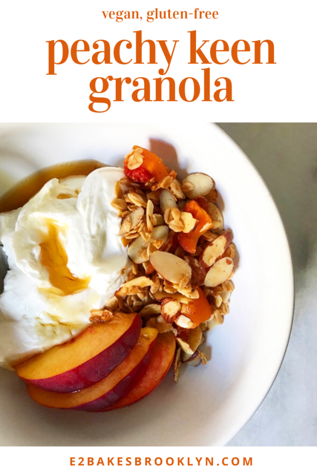 Peachy Keen Granola {Vegan & Gluten-Free}