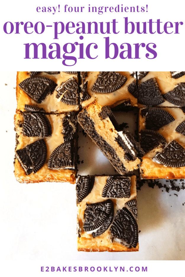 Oreo-Peanut Butter Magic Bars