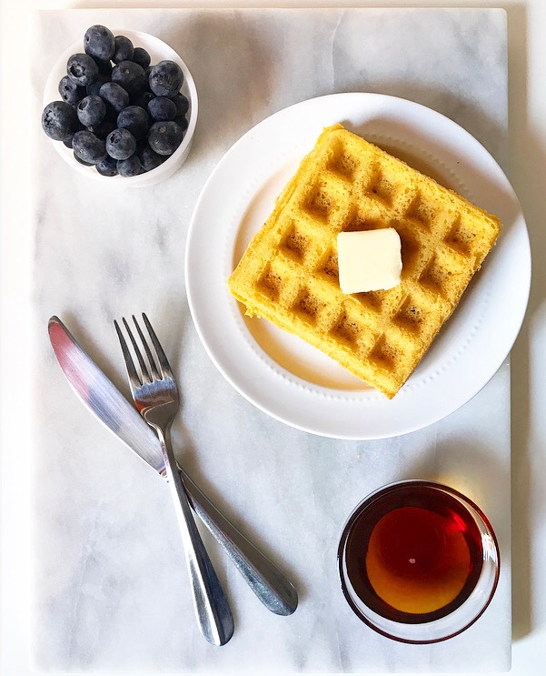 Cornmeal Waffles {Vegan & Gluten-Free}