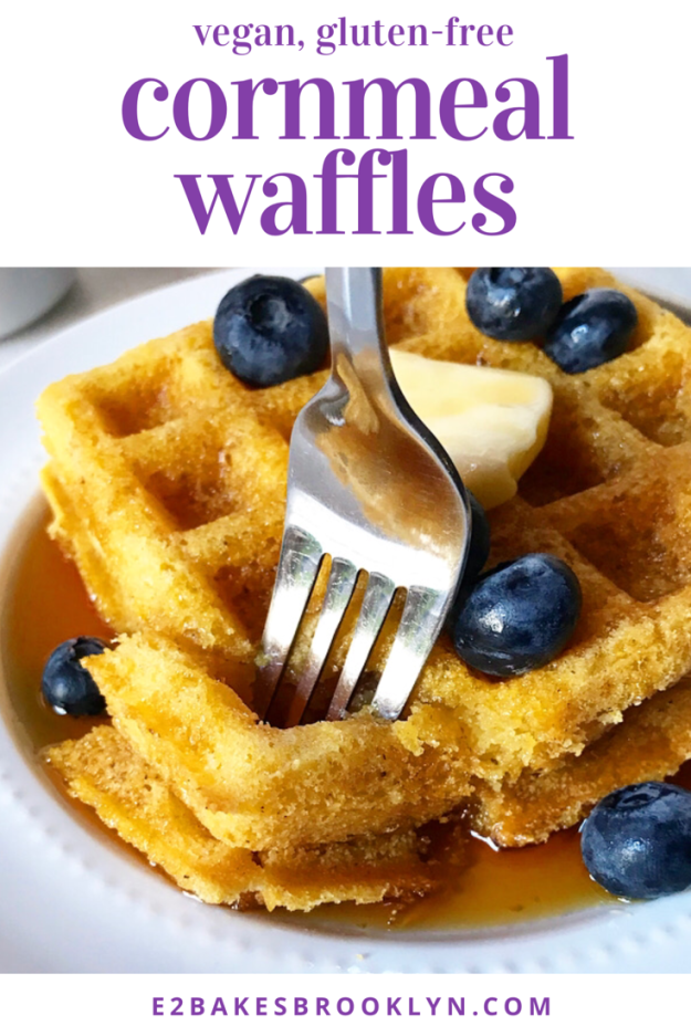 Cornmeal Waffles {Vegan & Gluten-Free}