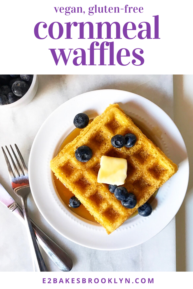 Cornmeal Waffles {Vegan & Gluten-Free}