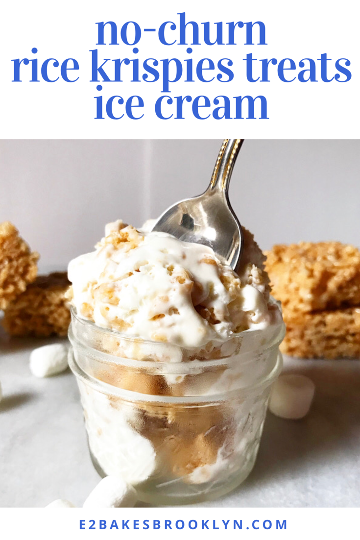 No-Churn Rice Krispies Treats Ice Cream