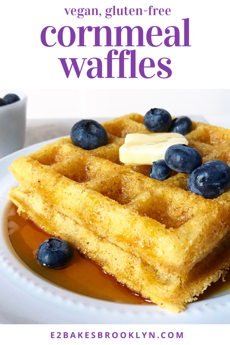 Cornmeal Waffles {Vegan & Gluten-Free}