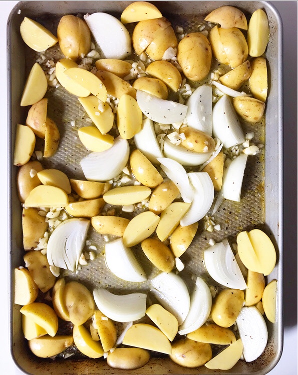 Frarej {Lebanese Lemon Chicken}