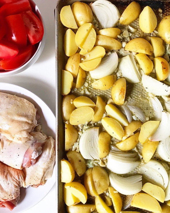 Frarej {Lebanese Lemon Chicken}