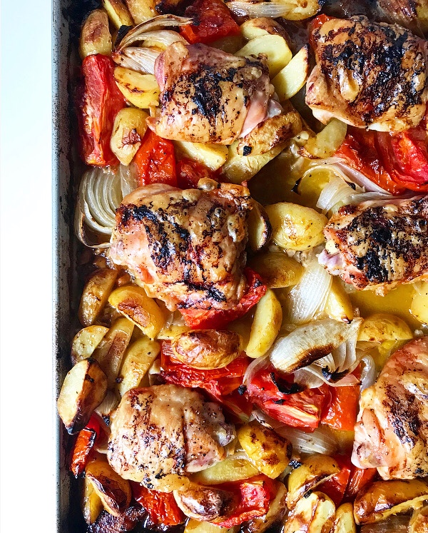 Frarej {Lebanese Lemon Chicken}