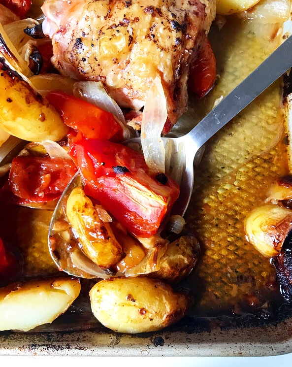 Frarej {Lebanese Lemon Chicken}