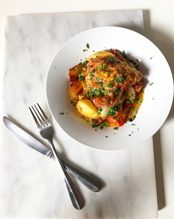 Frarej {Lebanese Lemon Chicken}