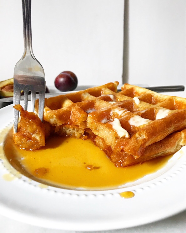 Sour Cream Waffles