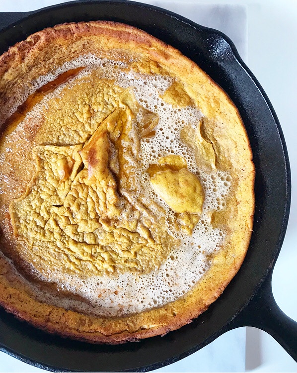 Pumpkin Puff Pancake {Dutch Baby}