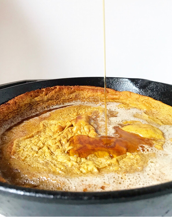 Pumpkin Puff Pancake {Dutch Baby}