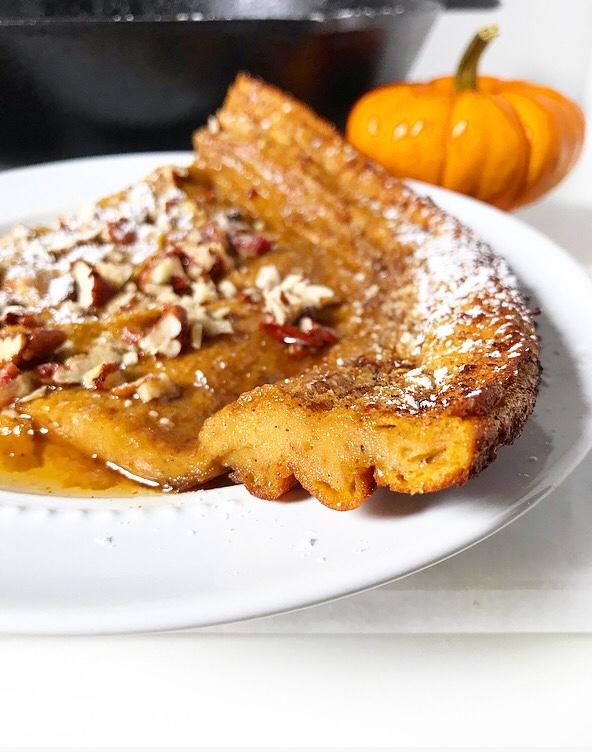 Pumpkin Puff Pancake {Dutch Baby}