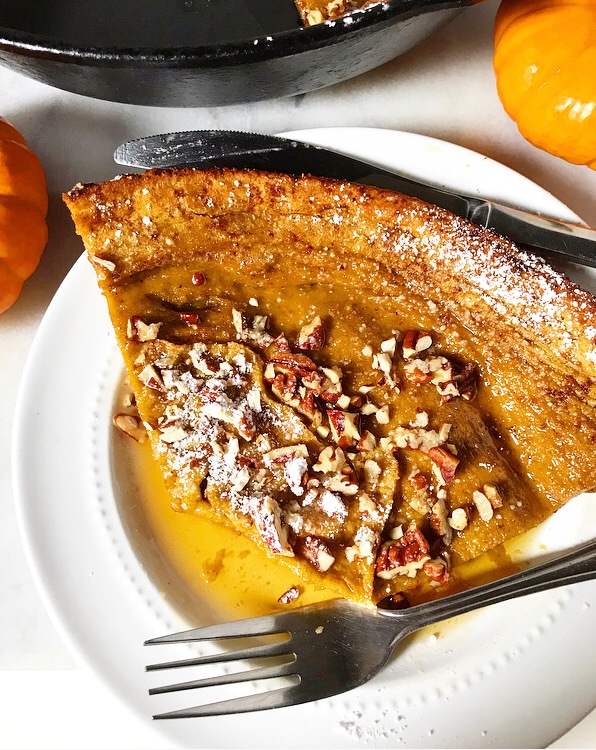 Pumpkin Puff Pancake {Dutch Baby}
