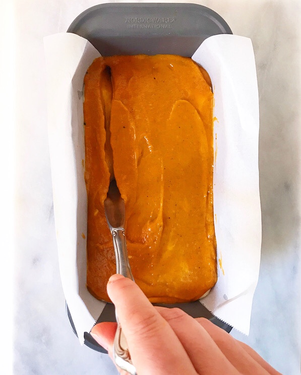 Cheesecake Swirled Pumpkin Bread