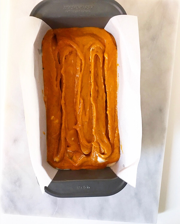 Cheesecake Swirled Pumpkin Bread