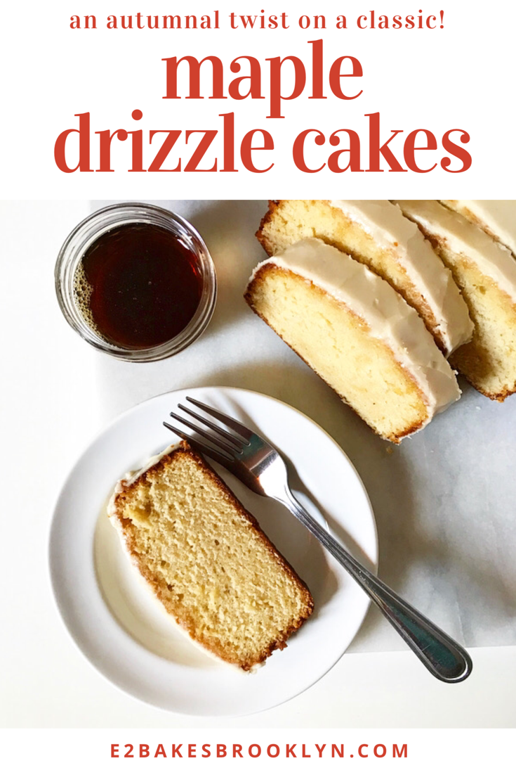 Maple Drizzle Cakes