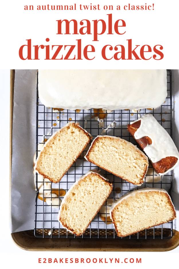 Maple Drizzle Cakes