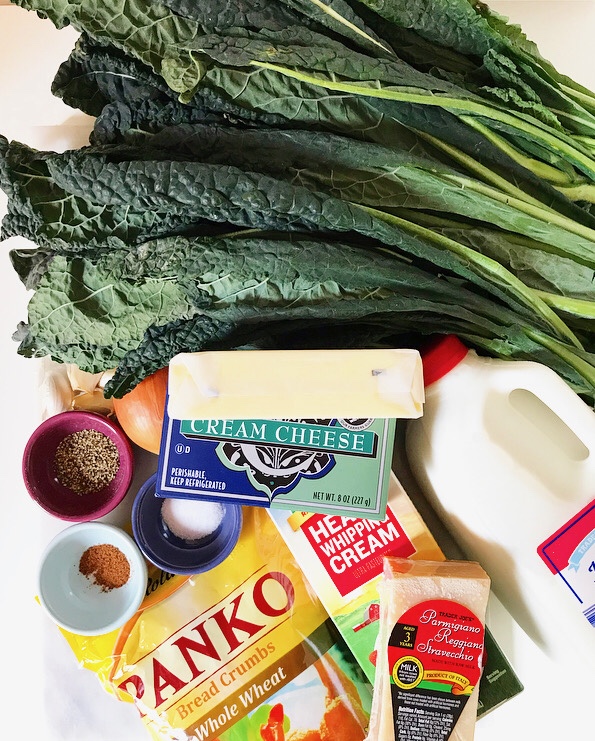 Creamed Kale with Crispy Breadcrumbs