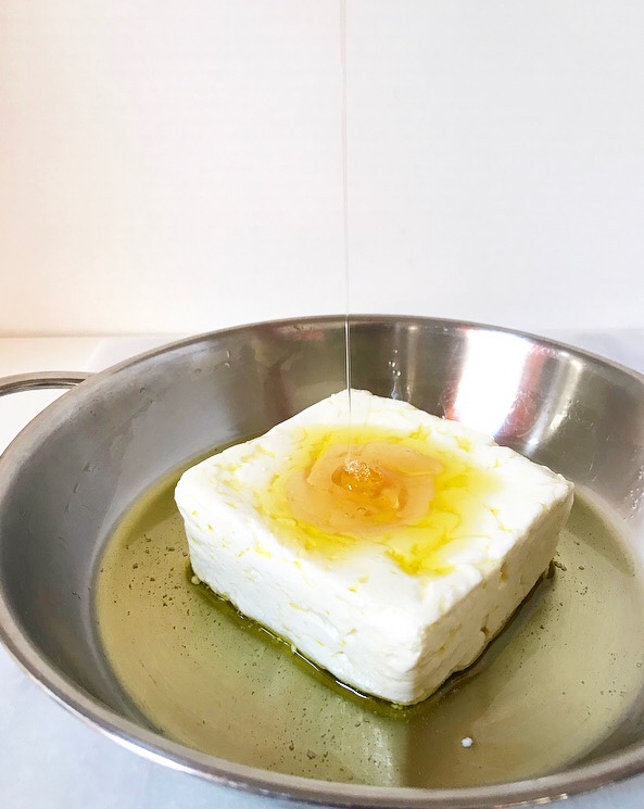 Baked Feta with Sautéed Dates