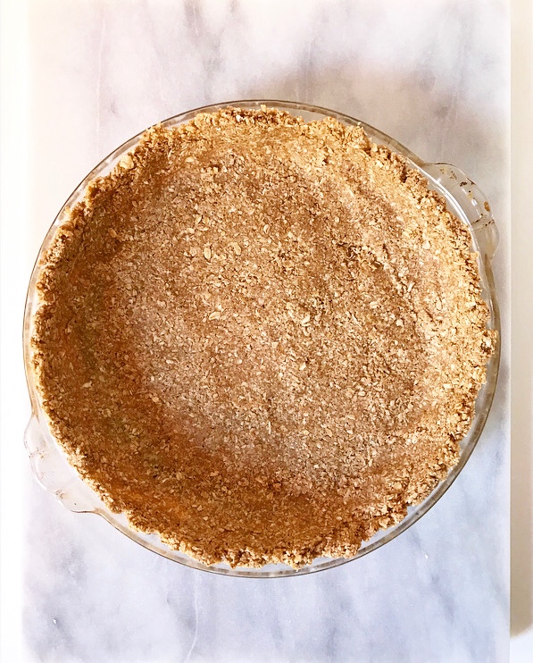 Buttermilk Pie with Oatmeal Crust {Gluten-Free}