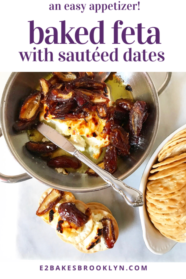 Baked Feta with Sautéed Dates