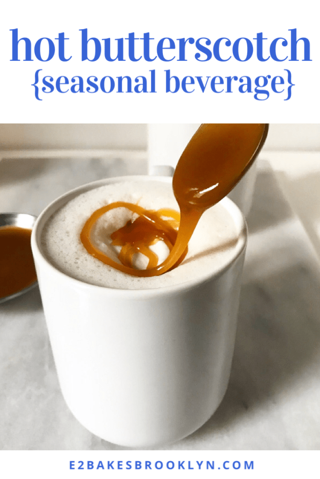 Hot Butterscotch {Seasonal Beverage}