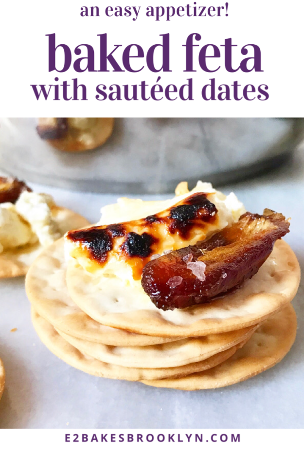 Baked Feta with Sautéed Dates