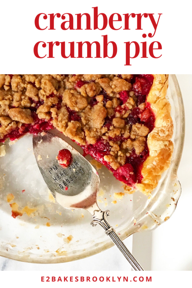 Cranberry Crumb Pie