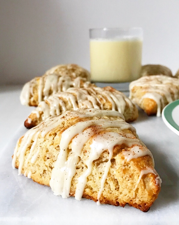 Eggnog Scones 