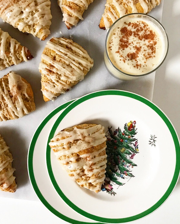Eggnog Scones