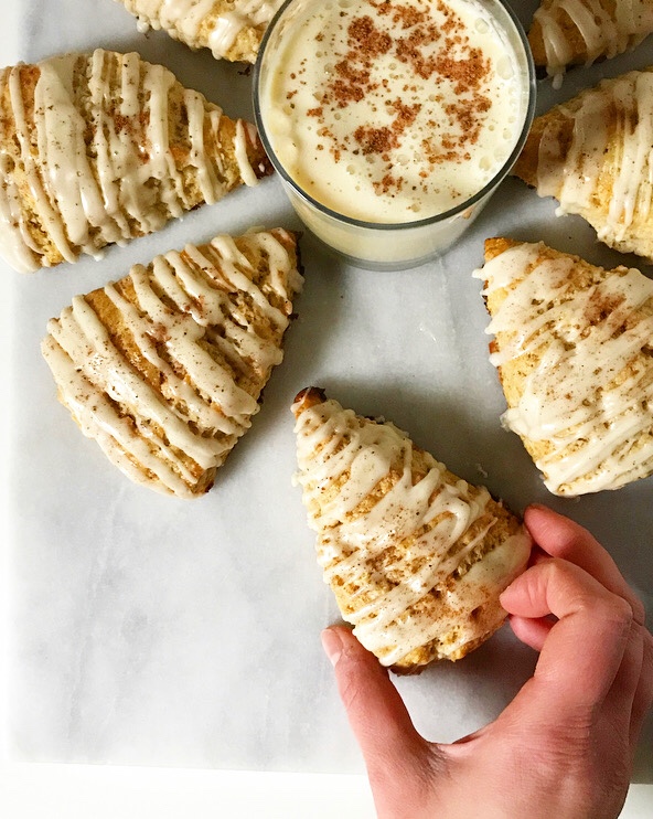 Eggnog Scones