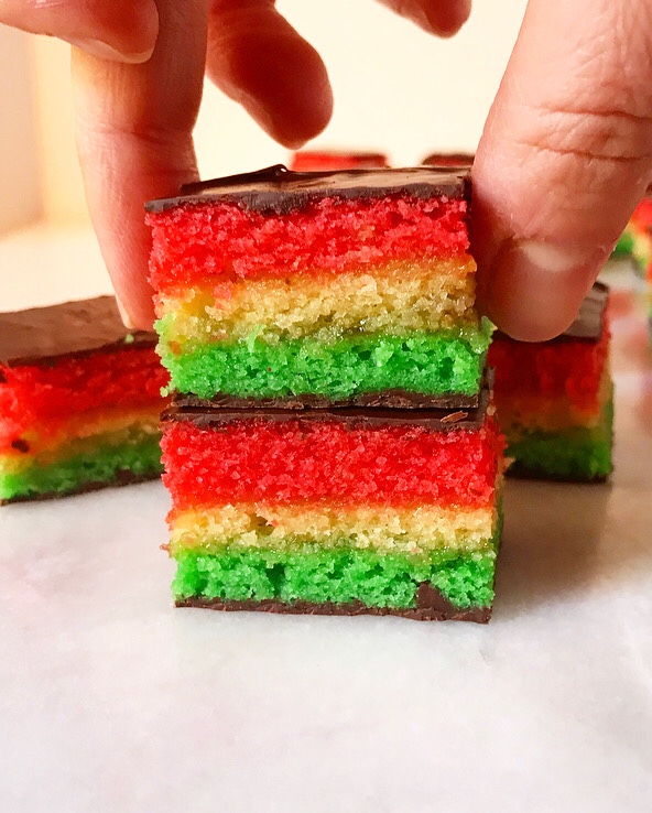 Flourless Italian Rainbow Cookies