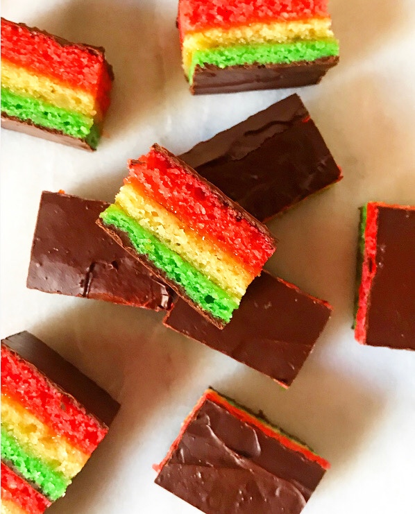Flourless Italian Rainbow Cookies