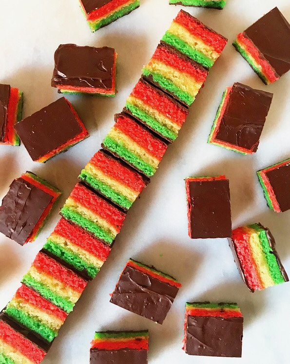Flourless Italian Rainbow Cookies