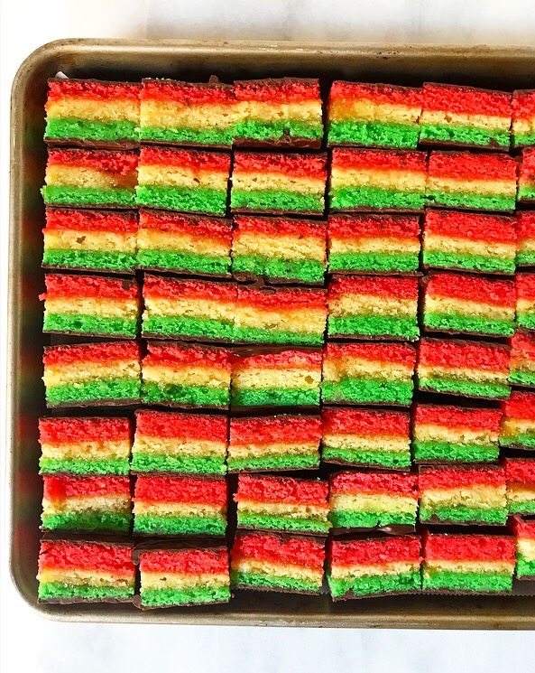 Flourless Italian Rainbow Cookies