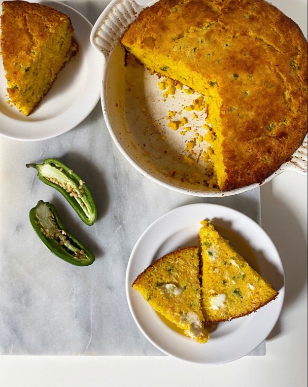 Cheesy Jalapeño Cornbread {Gluten-Free}