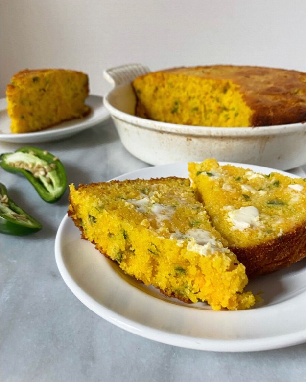 Cheesy Jalapeño Cornbread {Gluten-Free}
