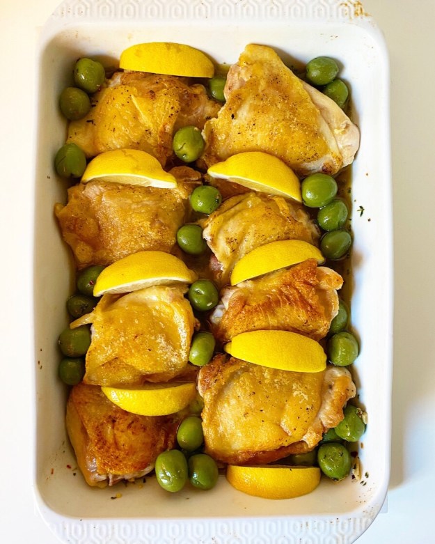 Chicken with Lemon & Olives