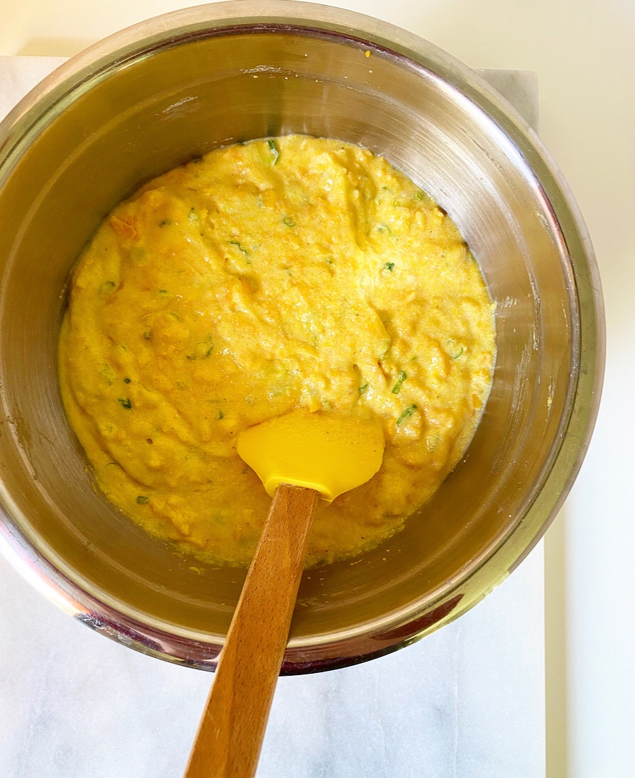 Cheddar Scallion Cornmeal Waffles {Gluten-Free}