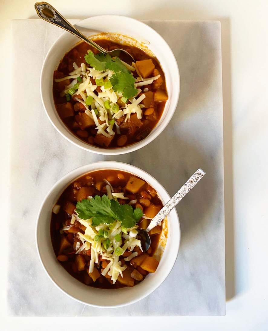 Butternut Squash Chili {Vegan}