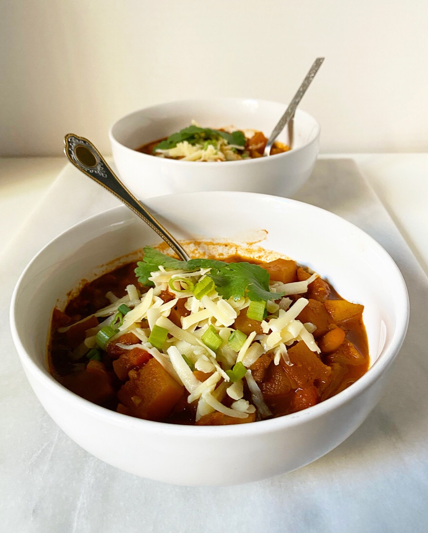 Butternut Squash Chili {Vegan}