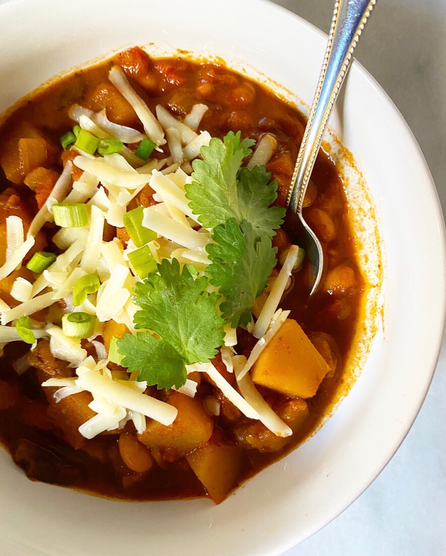 Butternut Squash Chili {Vegan}