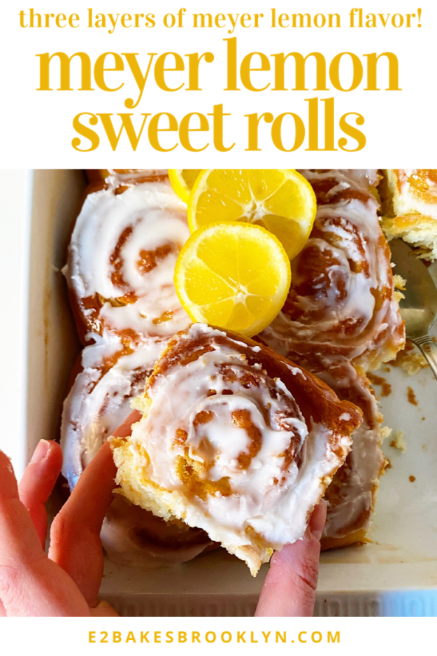 Meyer Lemon Sweet Rolls