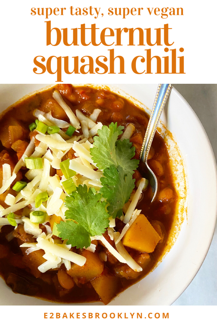 Butternut Squash Chili {Vegan}