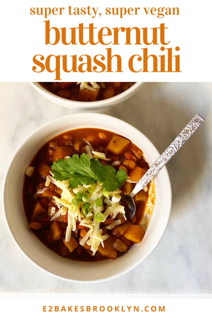 Butternut Squash Chili {Vegan}