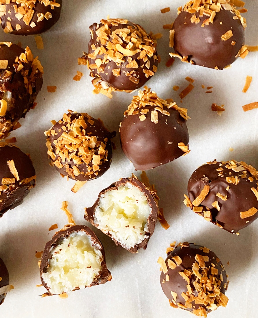 Easy Coconut Truffles