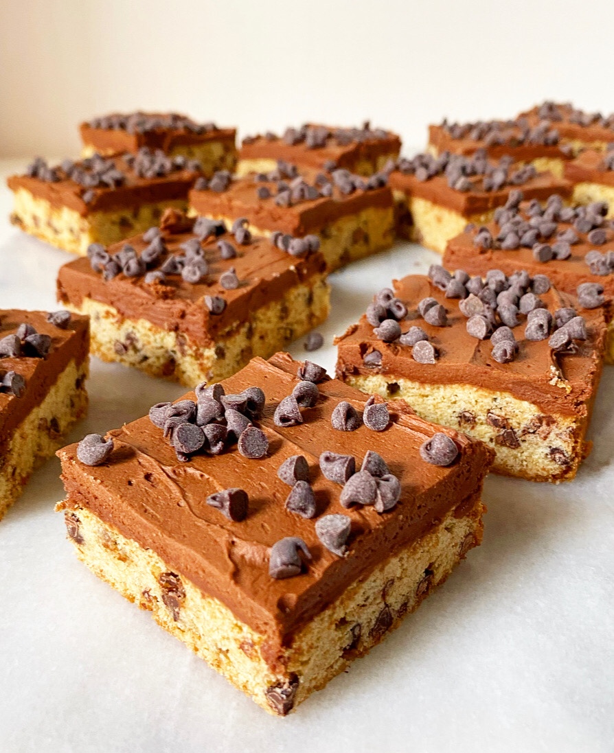 Chocolate Chip Cookie Squares