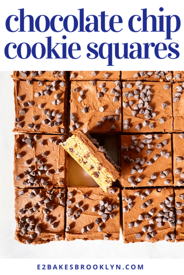 Chocolate Chip Cookie Squares