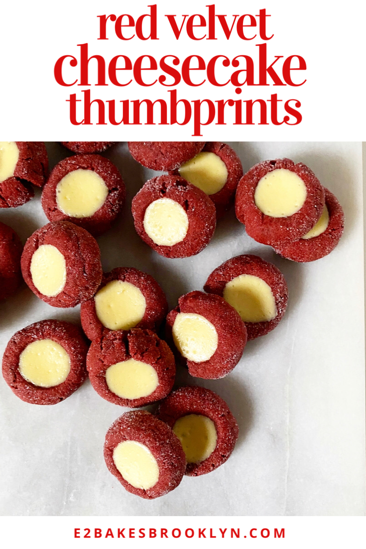 Red Velvet Cheesecake Thumbprints